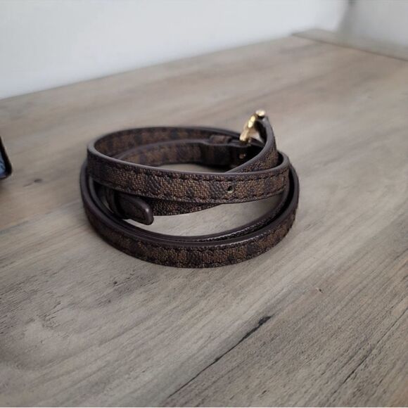 NWT Michael Kors Medium Mercer Bag Blue - Picture 7 of 13